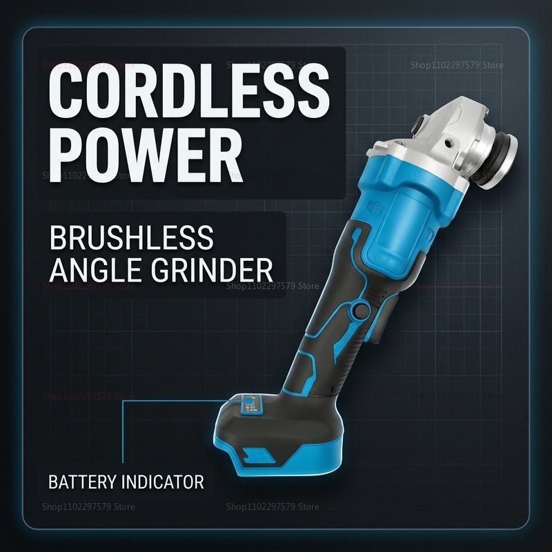 Akku-Winkelschleifer mit Bürst – Brushless Angle Grinder Battery Powered Bewertung und Preis