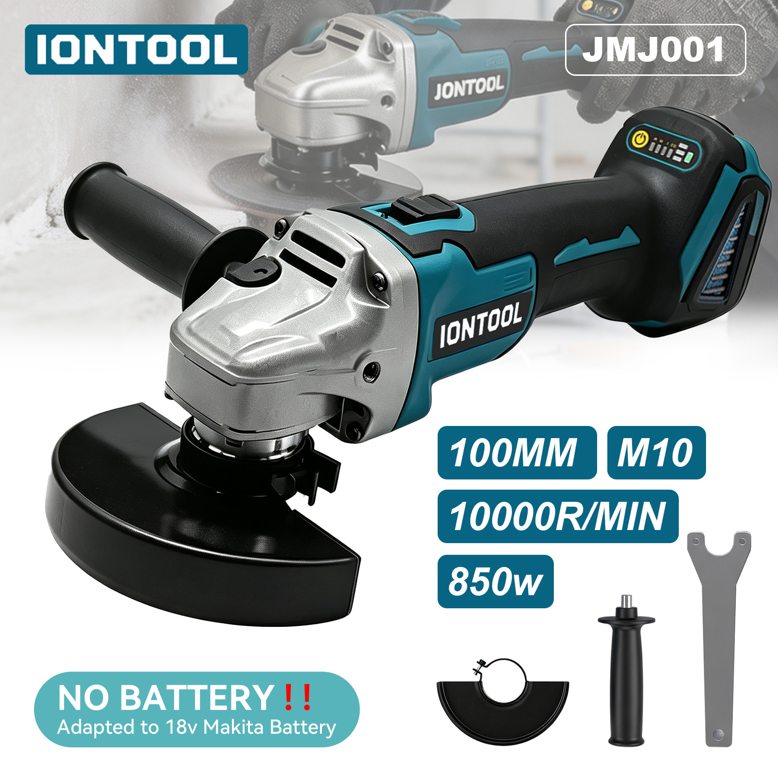 IONTOOL 850W 100mm Akku-Winkel – Brushless Angle Grinder Battery Powered Bewertung und Preis